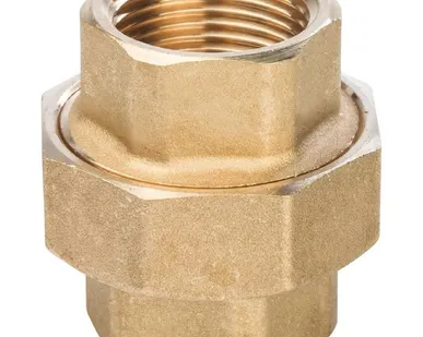 фото Соединитель латунь американка Ду 15 ВР Faro STC 5679, 15 мм
