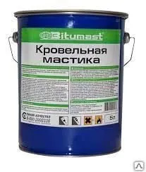 фото Мастика кровельная Bitumast 21.5 л