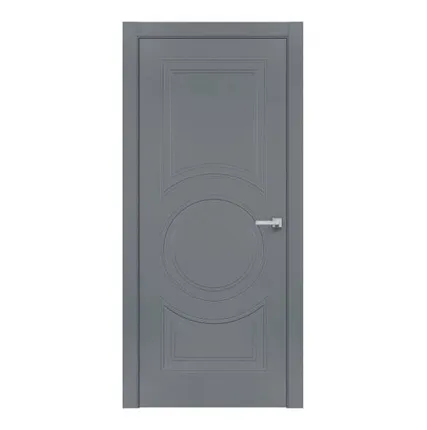 Фото №0 дверь межкомнатная глухая бизнес парк line 6, графит, 700*2000мм.