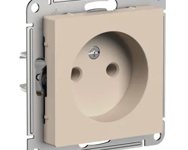 фото Розетка AtlasDesign 16А без заземл. без шторок механизм песочн. SE ATN001241