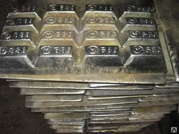 фото Баббит Б83 ГОСТ 1320-74 чушка