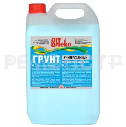 Фото №0 Грунтовка акрил унив  5 л ВАК-02 У глуб.проникновения ВИТЕКО (1/108) П