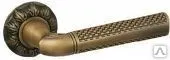 фото Ручка дверная &quot;Леон&quot;, кофе, декорат. роз.