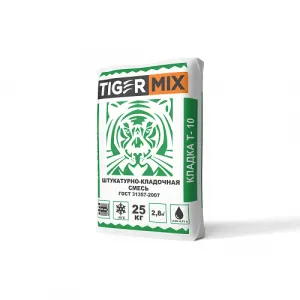 фото Смесь штукатурно-кладочная Т-10, 25кг ТigerMix