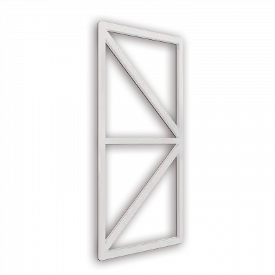 Фото №0 Дополнительная дверь для теплицы ЧЕЛСИ, цвет Белый (RAL 9003)