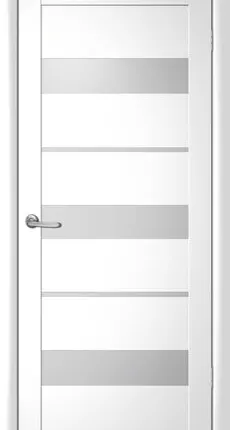 Фото №0 Межкомнатные двери ALBERO "Прага" Белый (ДО) Белое матовое