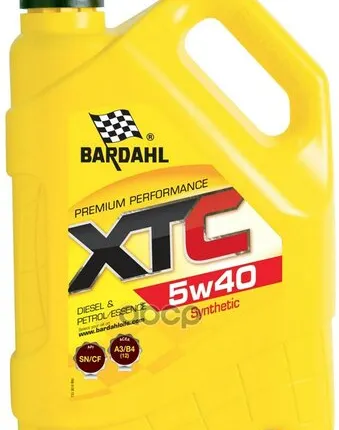 Фото №0 Bardahl 5W40 Xtc Sn/Cf 5L (Синт. Моторное Масло)