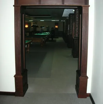 Фото №0 Проходной портал (массив ясень, МДФ, шпон ясеня)