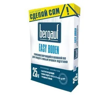 фото Самонивилирующийся наливной пол Bergauf Easy Boden, 25 кг
