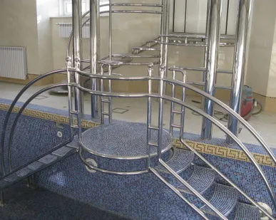 фото Перило из нержавеющей стали.