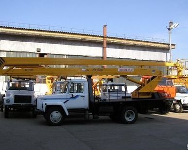 фото Автогидроподъемник ВС-22.02 Э.И. на шасси ГАЗ-3309 (4х2) (трехколен.)