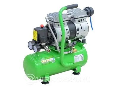 фото Компрессор безмасляный коаксиальный 220В 0,7кВт, 10л 120л/мин 8 бар AE-10-OF1, ECO