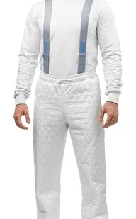 фото Брюки утепленные «Фридж» белые