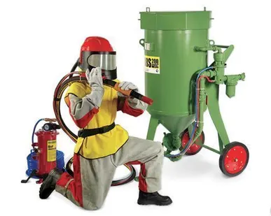 фото Пескоструйные работы аппаратом