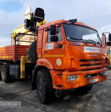 Фото №0 КМУ КАМАЗ 43118 + SOOSAN SCS736LII верх. упр. (2015 г/в)