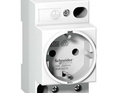 фото Розетка щитовая iPC DIN 2p+T16А 250В Schneider Electric