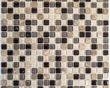 фото Мозаика BONAPARTE Amelia 300х300 стеклянная с камнем