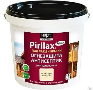фото Пирилакс Prime (Огнезащитная пропитка антисептик) для древесины 22 кг