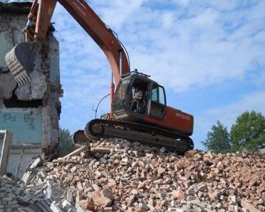 фото Бой строительного кирпича
