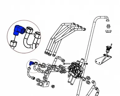 фото Муфта коленчатая регулируемая M18x1,5 AB M18x1,5 12L 24KPKN18X1,5 POD-ELK-000004-1 для Т219