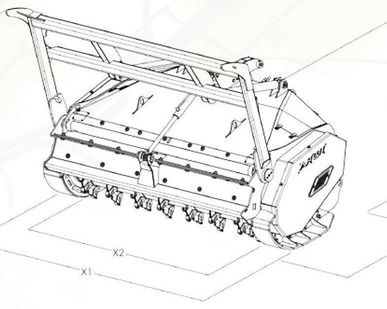 фото Гидравлическиймульчер для экскаватора FM500e
