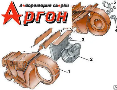 фото Снятие и установка отопителя
