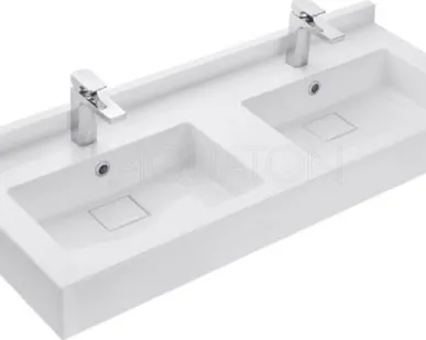 фото Раковина Акватон Сакура 120 1A72433KSK010 две чаши