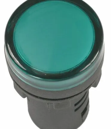 Фото №0 Лампа AD16DS(LED)матрица d16мм зеленый 230В AC BLS10-...