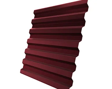 фото Профнастил С-21 0,5 RAL 3005 красное вино 2 м