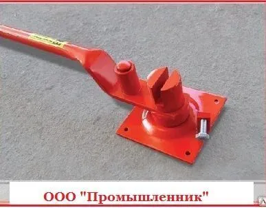 фото Ручной станок для гибки арматуры