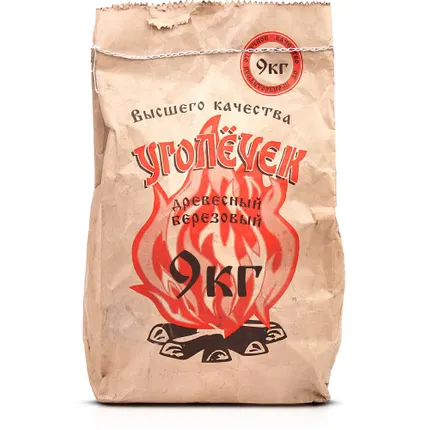 Фото №0 Древесный уголь 9 кг оптом