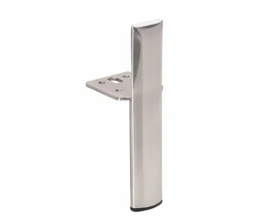 фото Опора меб. мет. KLEO h130 для пуфов инокс AKS