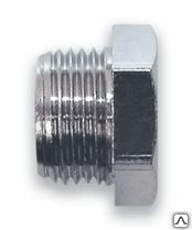 фото Переходник с цилиндрической резьбой M1/2”-F1/4”