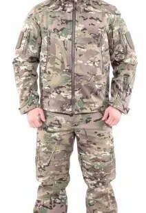 фото Тактический демисезонный костюм Softshell на флисе (мультикам)