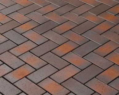 фото Брусчатка тротуарная клинкерная Calau 45 CRH