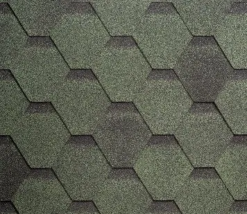 фото Гибкая черепица SHINGLAS Соната, Зеленый