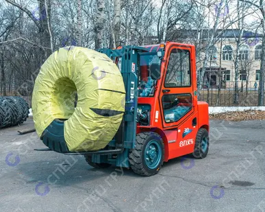 фото Вилочный погрузчик HELI CPCD30 с кабиной - высота подъема 4 метра