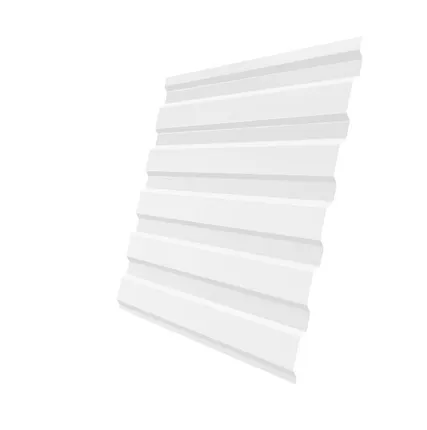 Фото №0 Профнастил С20А 0,4 PE RAL 9003 сигнальный белый