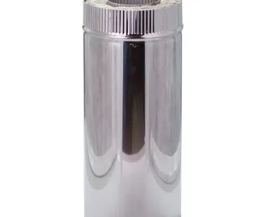 фото Труба сэндвич D115/215 мм L = 0,5 м (нерж. 0,5/0,5 мм AISI 304 внутри)