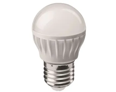 фото Лампа светодиодная 71 646 OLL-G45-6-230-4K-E27 6Вт шар 4000К бел. E27 470лм 176-264В ОНЛАЙТ 71646