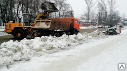 фото Очистка территории от снега