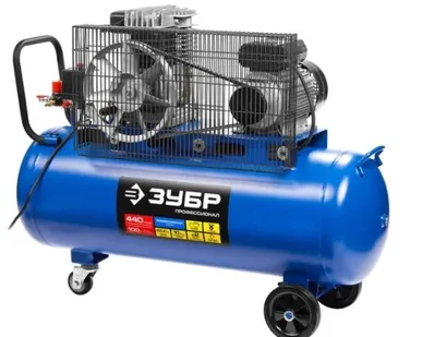 фото Компрессор масляный ЗУБР ЗКПМ-440-100-Р-2.2, 100 л, 2.2 кВт