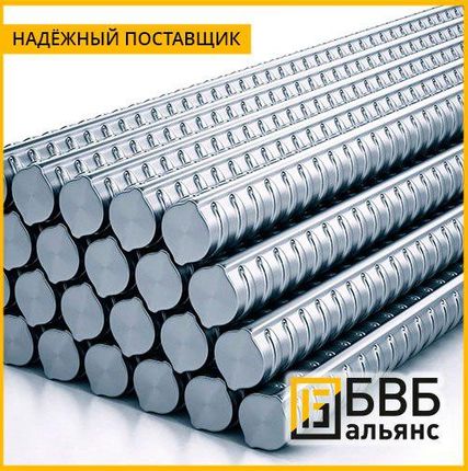 Фото №0 Арматура стальная А3 А400С 10 мм рифленая
