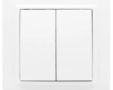 фото Выключатель 2-кл. СП Минск 10А IP20 бел. Basic EKF ERV10-023-10