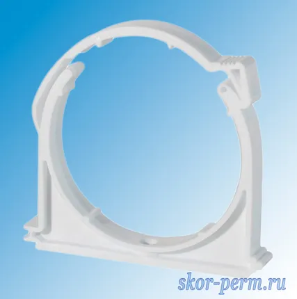 Фото №0 Крепеж ПВХ 110 Бесшумная (белый)