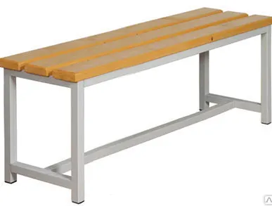 фото Скамейка для раздевалок в спортзал