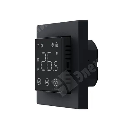 Фото №0 Терморегулятор Ридан Clever с Wi-Fi, с комбинацией датчиков, черный, 16А