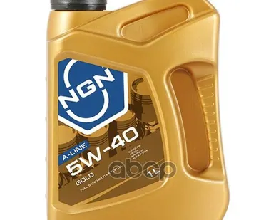 фото NGN 5W-40 Gold A-Line Sn/Cf 1Л (Синт. Мотор. Масло)