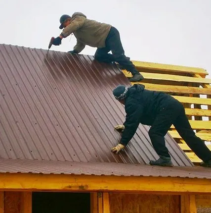 Фото №2 Монтаж профнастила