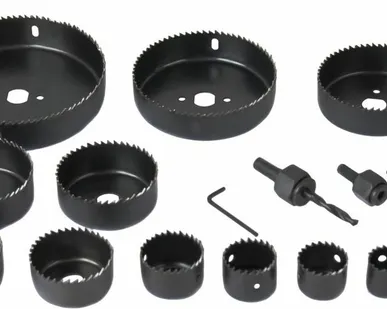 фото Набор коронок ПРАКТИКА HCS 12 шт + 2 адаптера 773-279